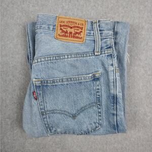 Levi's '94 Baggy Womens 25x31 Distressed Loose Fit Straight Leg Jeans